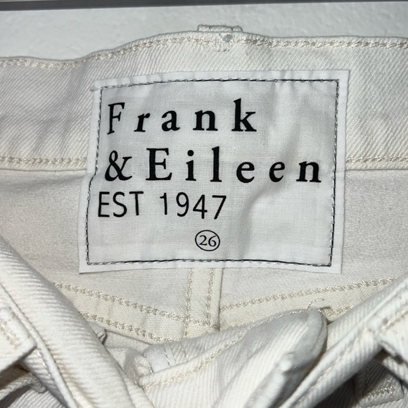 Frank & Eileen Cork Everyday Jean Size 26 White Natural Scour Color - Picture 5 of 9
